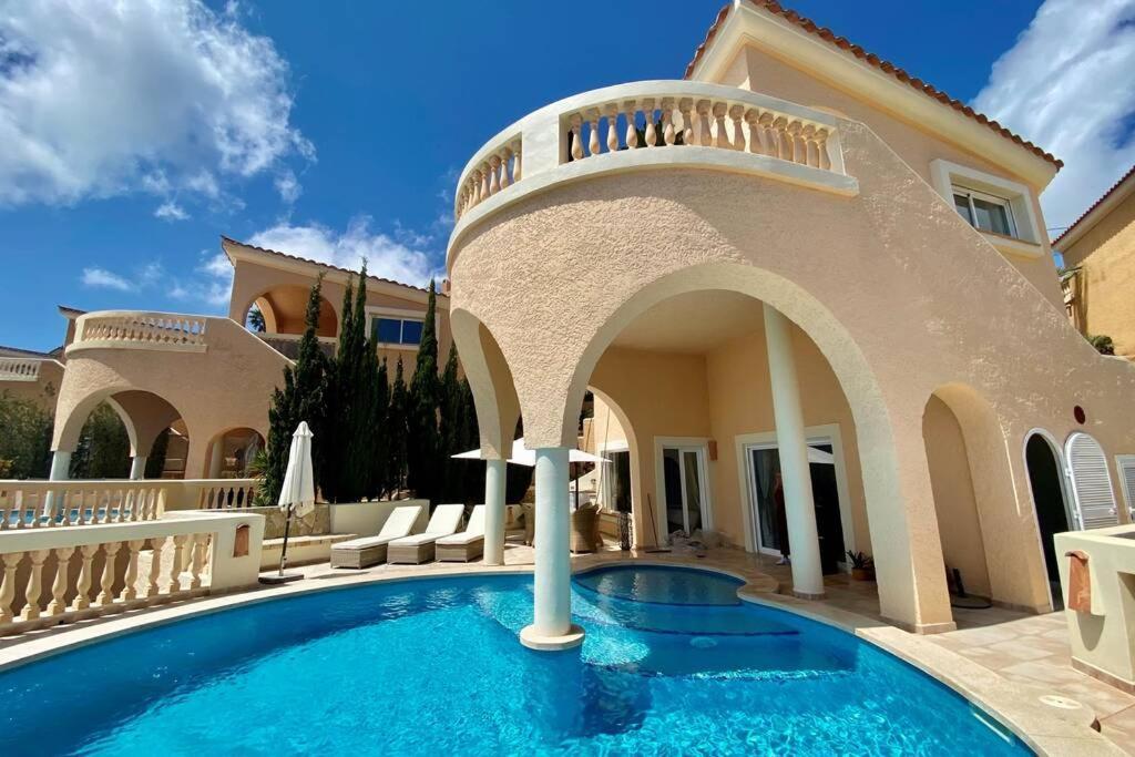 Luxury Meerblick Villa Buena Vista in Santa Ponsa Exterior foto