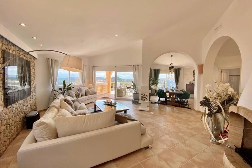 Luxury Meerblick Villa Buena Vista in Santa Ponsa Exterior foto