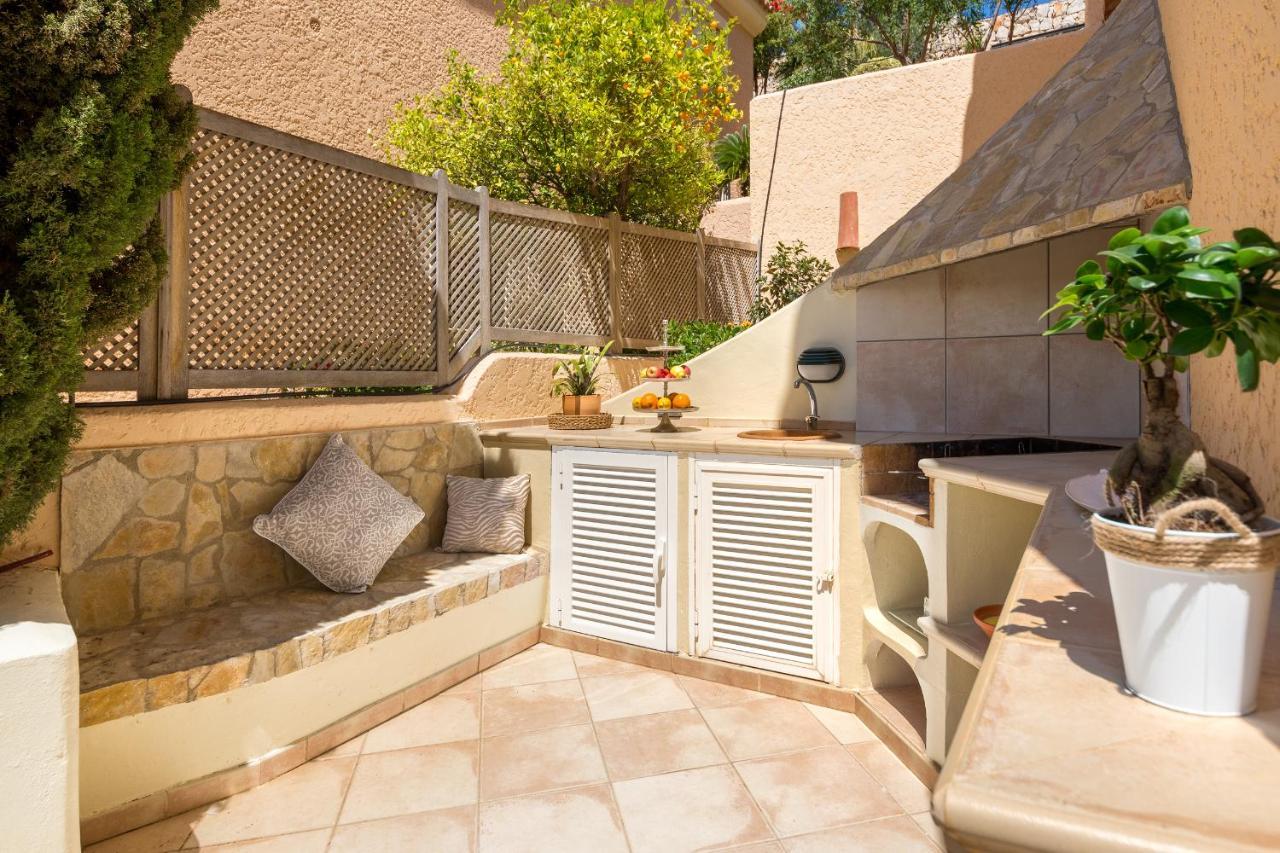 Luxury Meerblick Villa Buena Vista in Santa Ponsa Exterior foto
